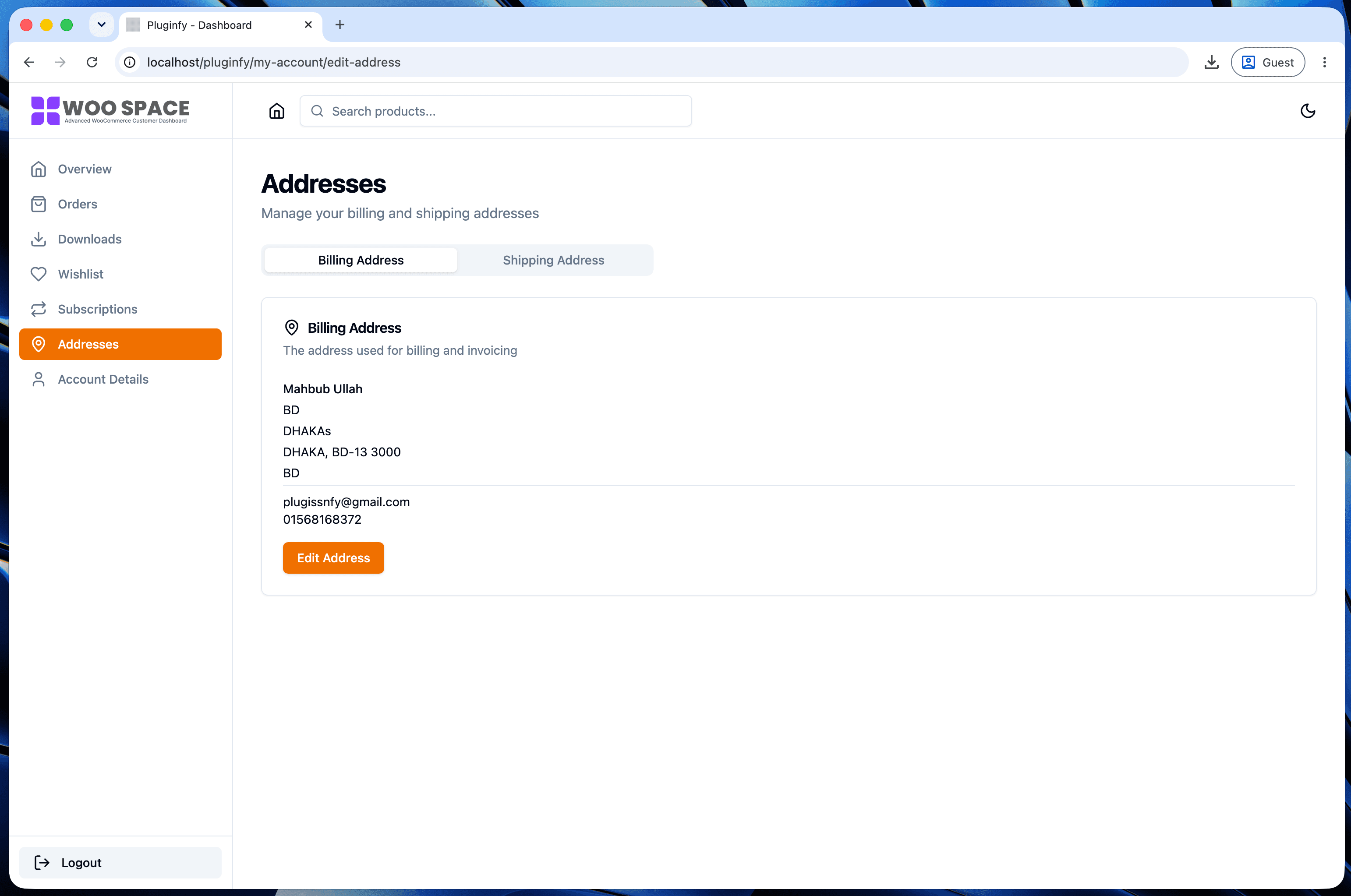 Addresses